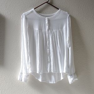 American Eagle white button down shirt Medium